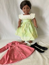 Vintage 1993 Pleasant Co American Girl Addy Doll w/ Meet Dress  Bonus Dress