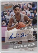 2021-22 Panini Chronicles Draft Picks Orange Loren Cristian Jackson Auto 1ek2