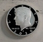 New Listing2020-S 99.9% Silver Kennedy Half Dollar Frosty Deep Cameo Proof - Free Shipping!