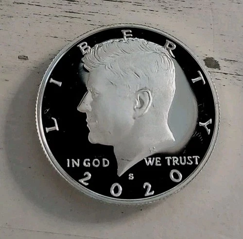 2020-S 99.9% Silver Kennedy Half Dollar Frosty Deep Cameo Proof - Free Shipping!