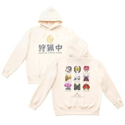 Monster Hunter Wilds Hoodie White USJ Limited XL Japan Exclusive New