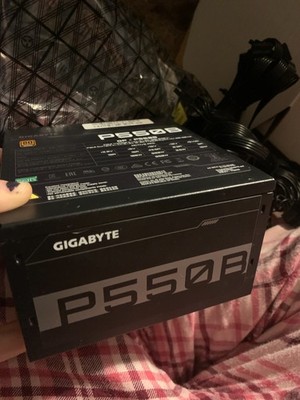 Gigabyte GP-P550B 500W PSU 80+ Bronze Quiet Fan Active PFC Reliable Power Supply