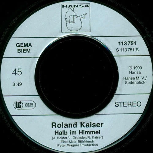 Roland Kaiser - Un Amore Grande 7" Single Vinyl Pop Schlager 41011 - Bild 4 von 4