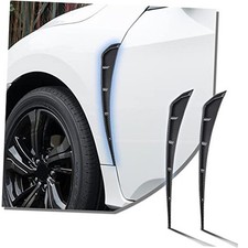 2 PCS Car Fender Side Vents, ABS Carbon Fiber Spoiler, Fender Decorative
