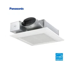 Panasonic WhisperValue DC Pick-A-Flow 50/80/100 CFM Low Profile Bath Exhaust Fan