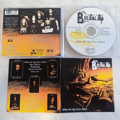 Brutality   When The Sky Turns Black CD  Death Metal