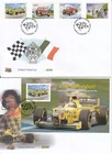IRELAND EIRE 2001 IRISH MOTORSPORT FIRST DAY COVERS x 3 FDC SG 1406 1409 MS1410