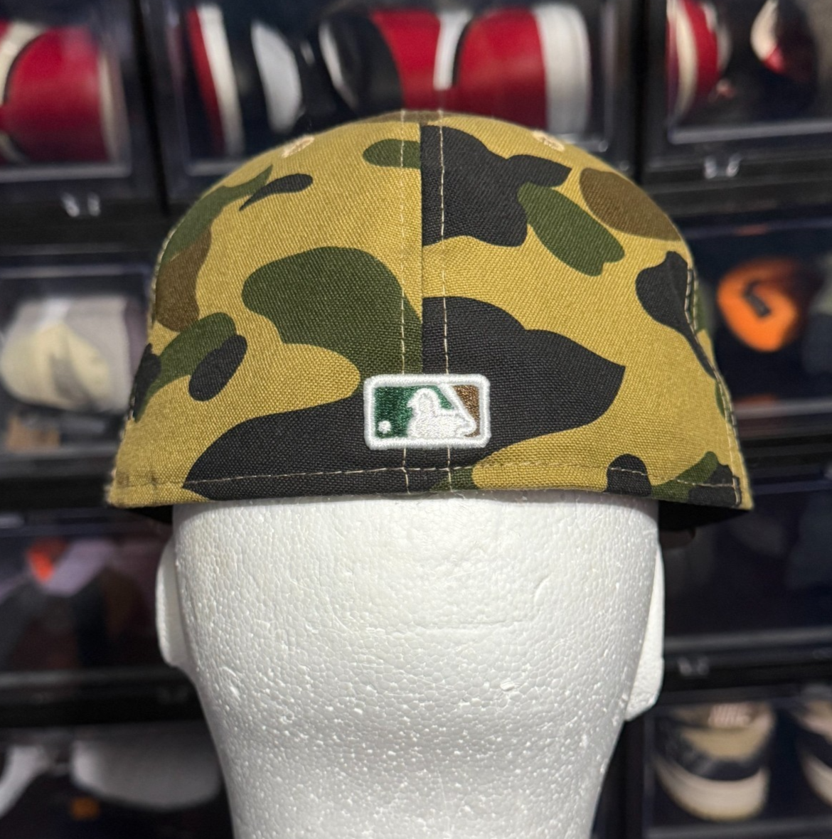 BAPE x MLB New Era 59Fifty Fitted Cap Anaheim Angels 1st Camo
