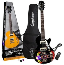 Slash of Guns N Roses Autographed Custom Graphics His Model Epiphone Guitar