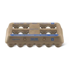 Amazon Grocery, Cage-Free Large White Eggs, Grade AA, 18 Ct (Previously Amazon F