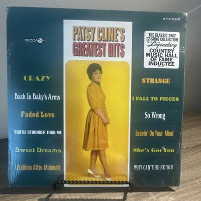 Patsy Cline Greatest Hits LP Vinyl Country Decca 1967 Stereo Compilation
