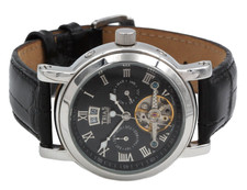 Orologio da uomo TRIAS orologio automatico orologio da polso visualizzazione calendario grande data edizione limitata