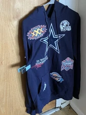 Dallas Cowboys NFL 5X Super Bowl Champions Blue  Hoodie G III Mens xl
