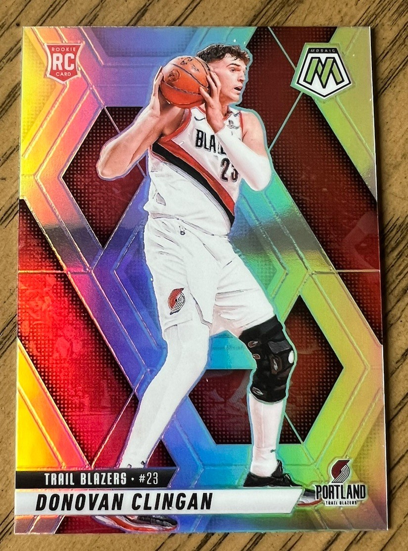 2024-25 Panini Mosaic Donovan Clingan Rookie Silver #246 RC Trailblazers