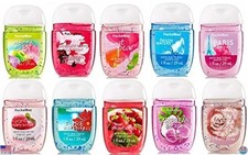 Bath Body Works 10pc Pocketbac Hand Sanitizers, Scents WILL vary