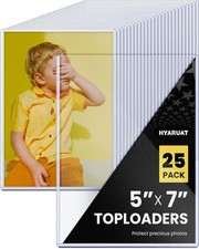5x7 Toploader - Clear Rigid Photo Protectors for Your 5 x 7 toploaders,