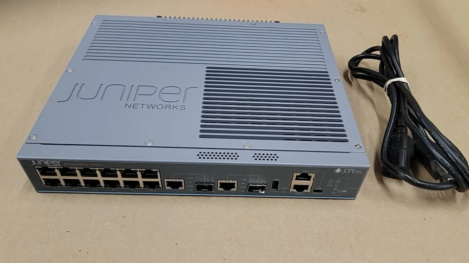 Juniper EX2200-C-12P-2G 12-Port Gigabit Ethernet PoE+ Compact Network Switch
