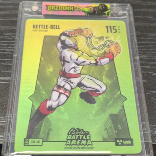 Bo Jackson 2025 Battle Arena Kettle-Bell GBF 107 Glow 1st Edition Trading Card