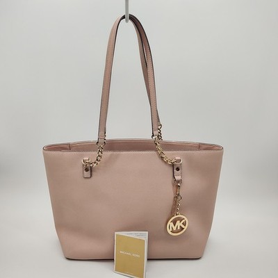 Michael Kors Jet Set Large Chain Tote EW Shoulder Bag Blush Pink L