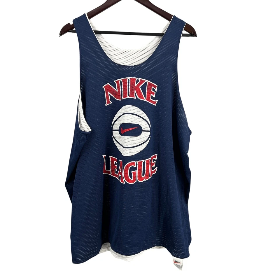 Vintage Nike League Reversible Basketball Jersey #23 XXL Made in USA - Image 2 of 4