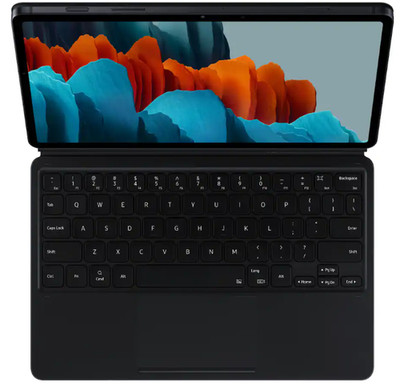 Samsung Galaxy Tab Book Cover Keyboard Slim for 12.4'' Galaxy Tab S8+, S7+, S7 FE