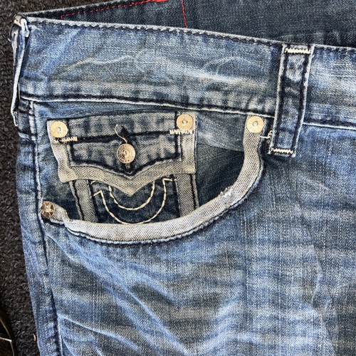 True Religion ROCCO Relaxed Straight Jeans 40x32 RN# 112790 CA# 57414 - Picture 3 of 7