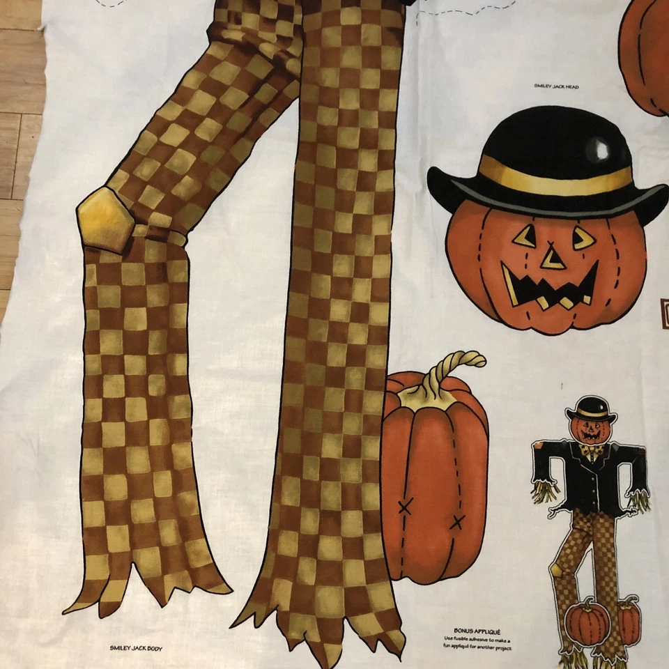 Daisy Kingdom Cut and Sew Smiley Jack Door Panel Jack-o-lantern Pumpkin - Image 4 of 4