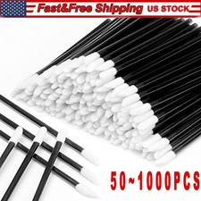 Disposable Lip Brush Wand Gloss Applicator for Makeup, Hygienic Cosmetic Tool