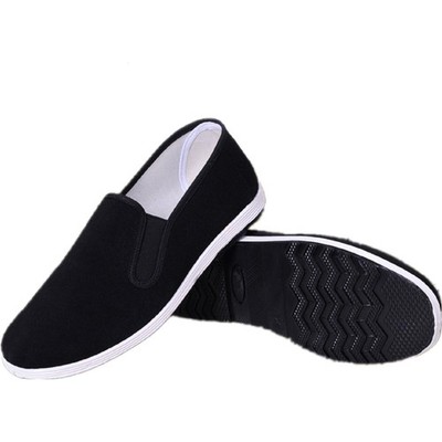 Aiotio Peking-Stil Schuhe für Kung Fu und Tai Chi - Unisex, Größe 44, Schwarz