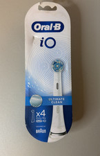 Oral-B iO Ultimate Clean Replacement Brush Heads - 4 Count New