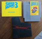 Super Mario Bros. 3 NES (Nintendo Entertainment) w/ Manual Protector Sleeve 1990