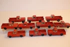 10 Vintage 1960's Matchbox Lesney Trucks FORD PICK-UP #6 / JEEP GLADIATOR #71