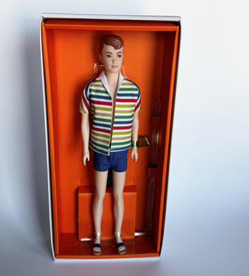 2023 60th Anniversary SILKSTONE Mattel ALLAN Barbie Doll Reproduction NRFB 