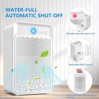 1000ml Free Standing Mini Portable Dehumidifier Mould Damp Condensation Remover