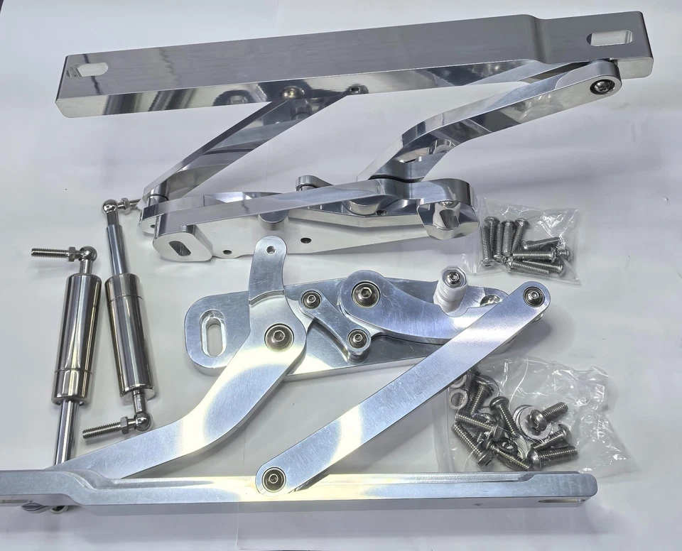 1969 1970 1971 1972 Chevelle 6061-T6 CNC Billet Aluminum Hood Hinge Pair - Image 1 of 1