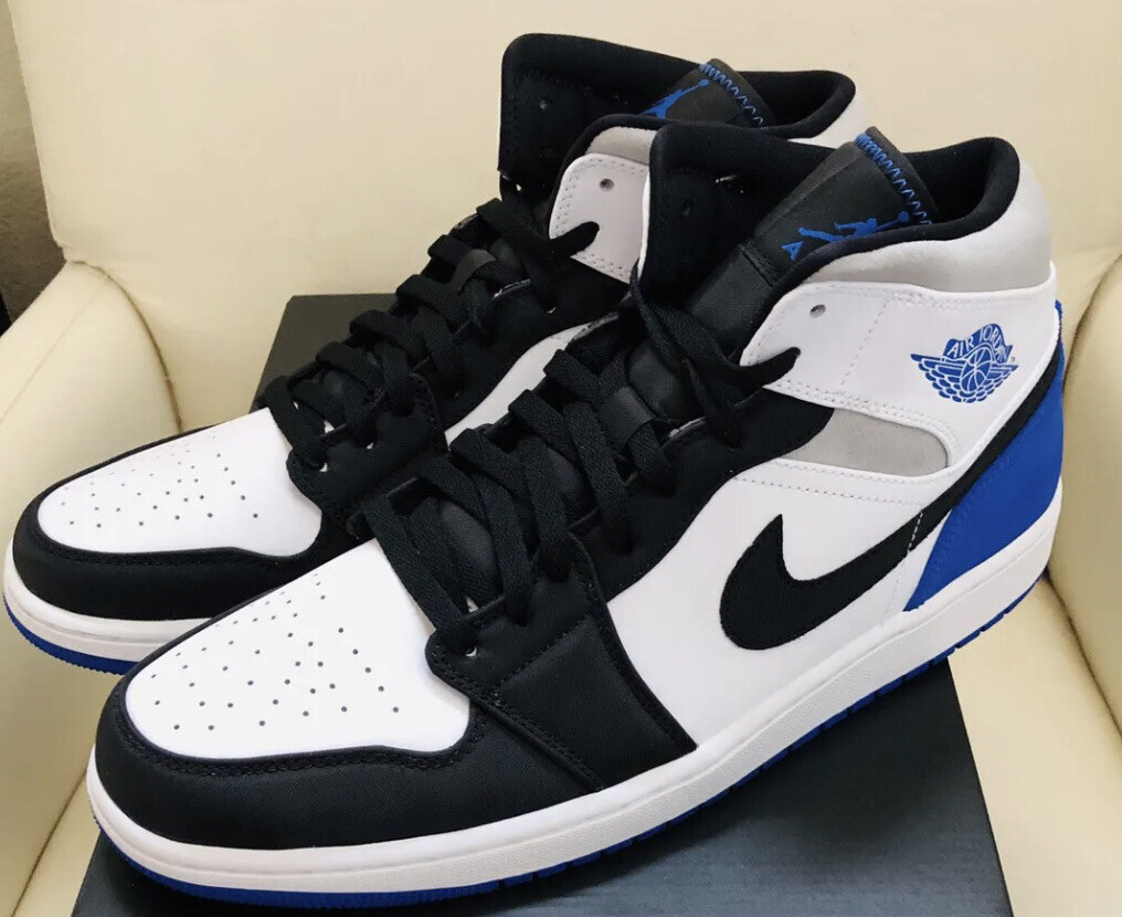 AIR JORDAN 1 US SIZE 13 BLACK AND BLUE COLOR BRAND NEW! | eBay display picture 1