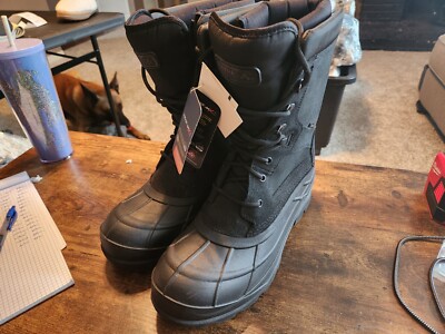 Kamik Mens Winter Boot Black - WK0097R Waterproof Bootie 12
