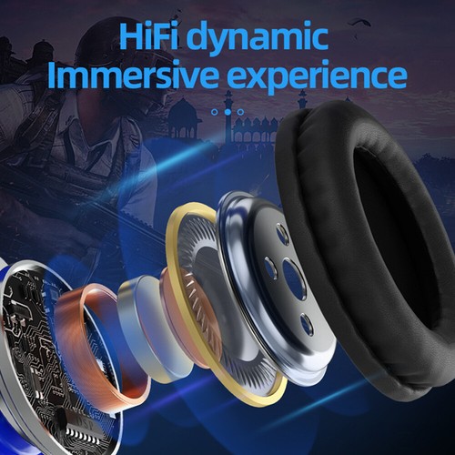 3.5mm Gaming Headset Headphones with RGB Surround Sound Mic For PC PS4 Xbox One - Picture 10 of 20