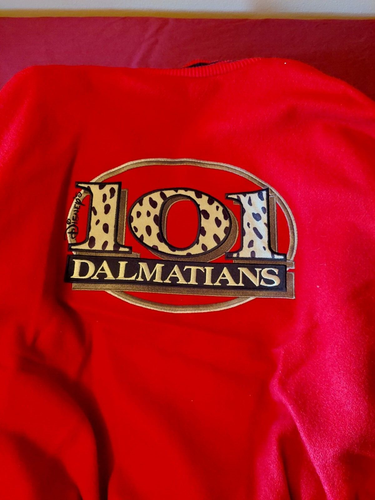 Disney 101 Dalmatians Vintage 1996 Wool Bomber Jacket Rare HTF Collectible XL - 第 1/7 張圖片