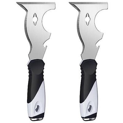 putty Knife 2 Pack Paint Scraper 10 In 1 Putty Knife Multiuse Painters Tool Tapi