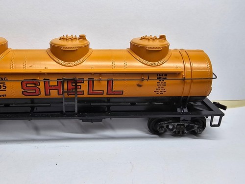 Athearn HO Scale 40' 3 Dome Tank Car SHELL GAS S.C.C.X. #2005 Model train Car - Picture 3 of 10