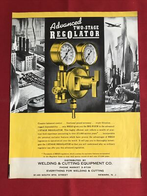 Rego Two-Stage Regulator Welding And Cutting National Cylinder Gas Co Brochure￼￼