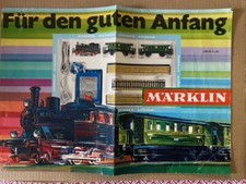 Folleto desplegable Marklin "Un buen comienzo" - texto alemán 1968/1969