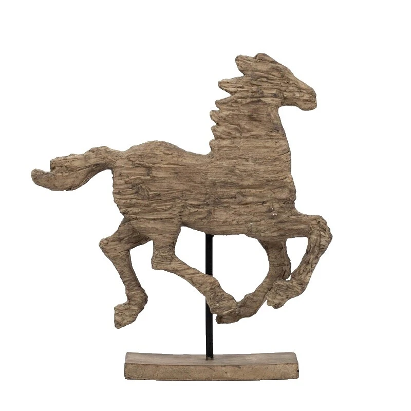 Wooden Horses Décor Sculptures & Figurines