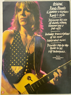 Original Randy Rhoads: Annotated Guide to The Guitar by Wolf