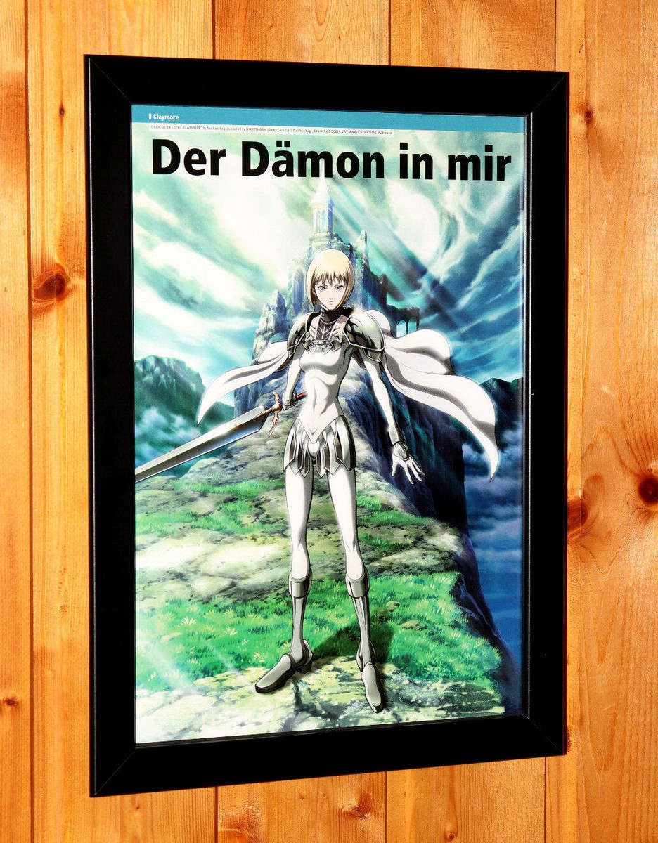 Claymore Anime Manga Old Promo Poster / Ad Art Artwork Framed | eBay
