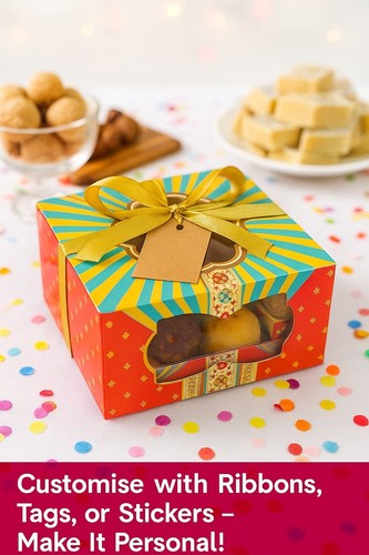 Rosa Quadratische Pappe Kuchenboxen Kuchen Muffins Dessert Aufbewahrungsboxen - alle Größen - Bild 14 von 15
