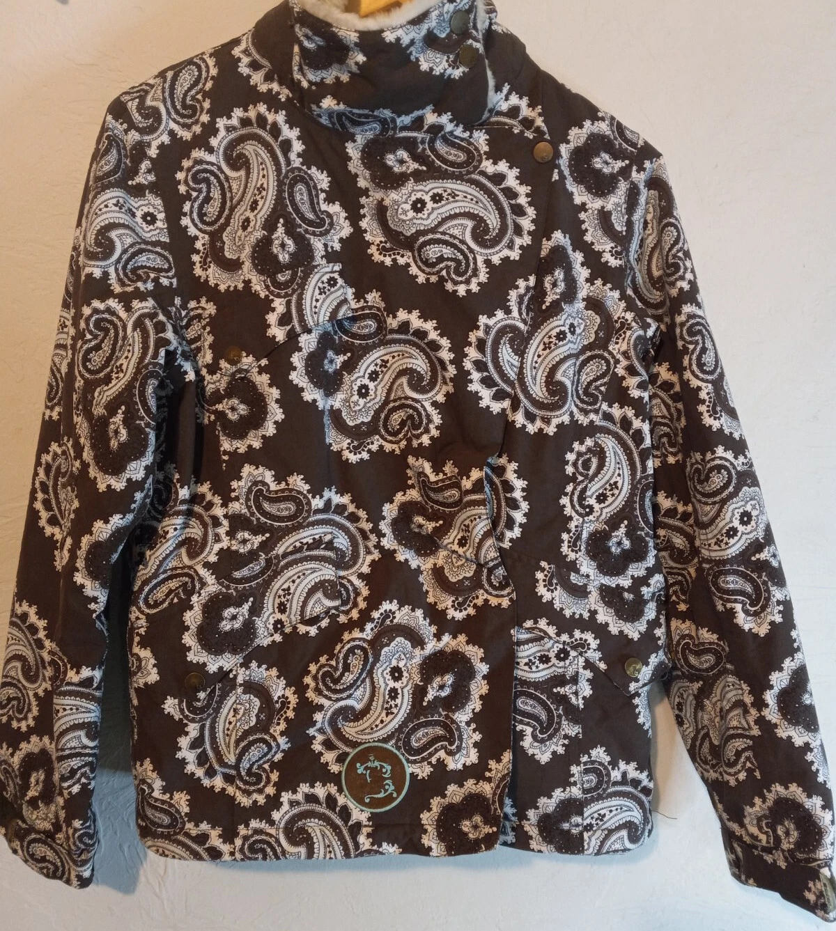 burton snowboard ski faux jacket