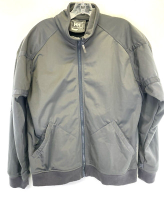 Helly Hansen Mens Large Grey Golf  Soft Shell Windbreaker / Jacket (R35) NW/OT s