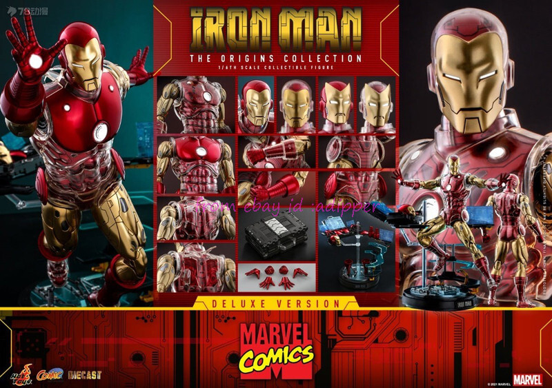 HT Cms08d38 1/6 Marvel Comics The Origins Collection Iron Man
